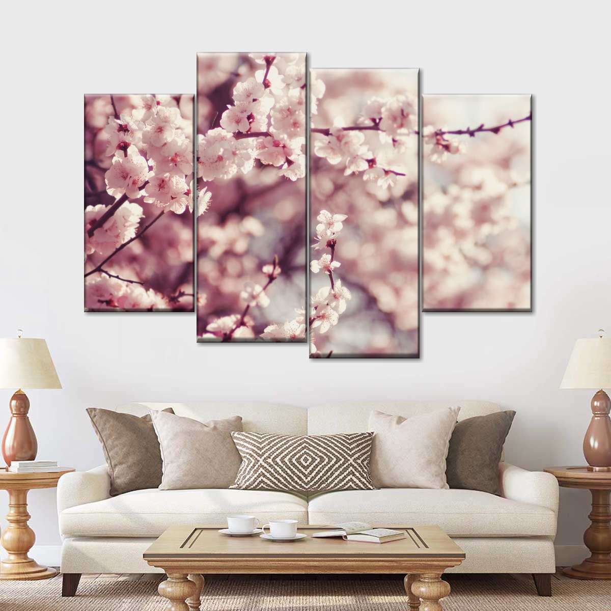 Delicate Cherry Blossoms Wall Art