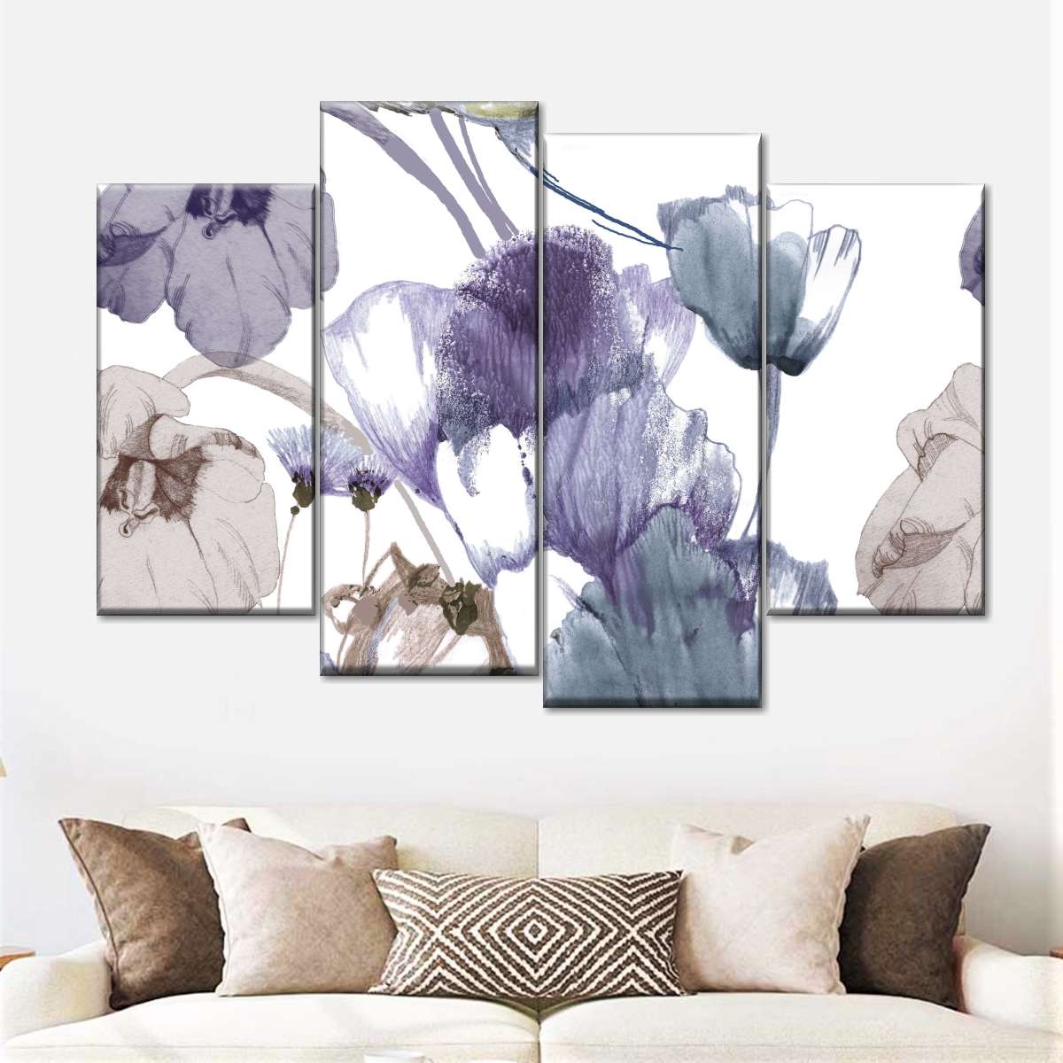 Textured Tulips Wall Art