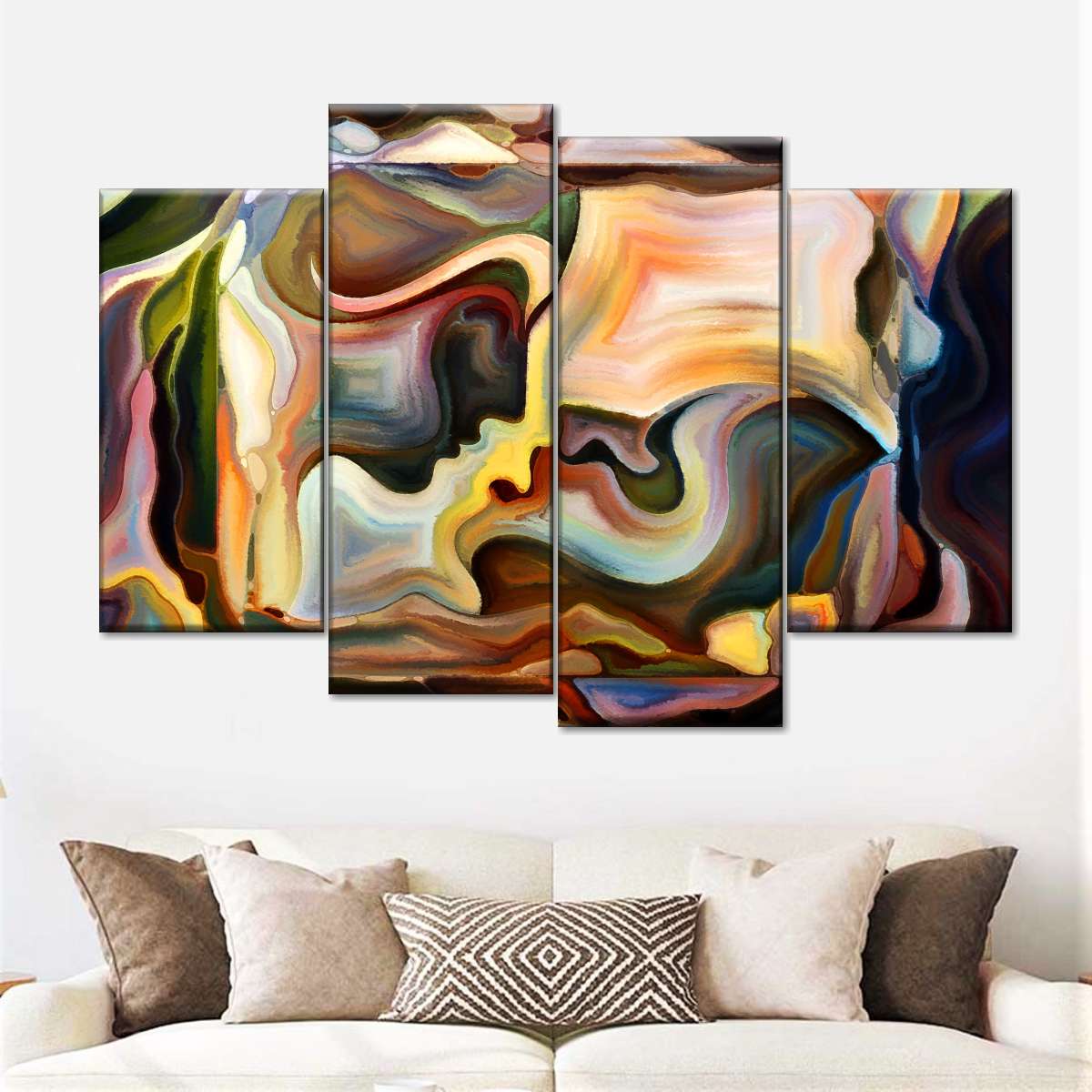 Passionate Moment Abstract Wall Art