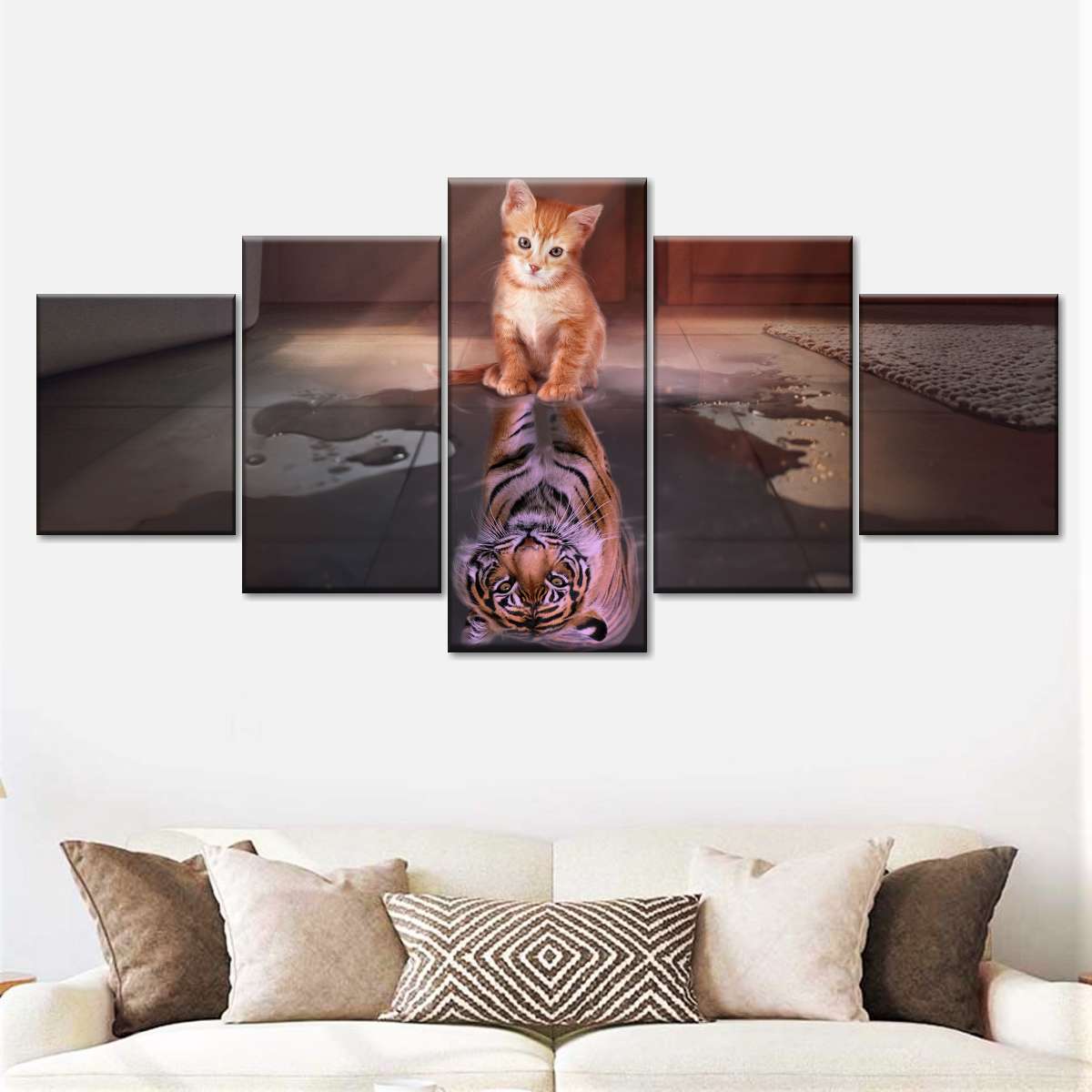 Tiger Kitty Wall Art