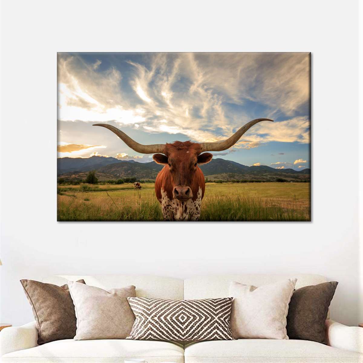 Mighty Longhorn Wall Art