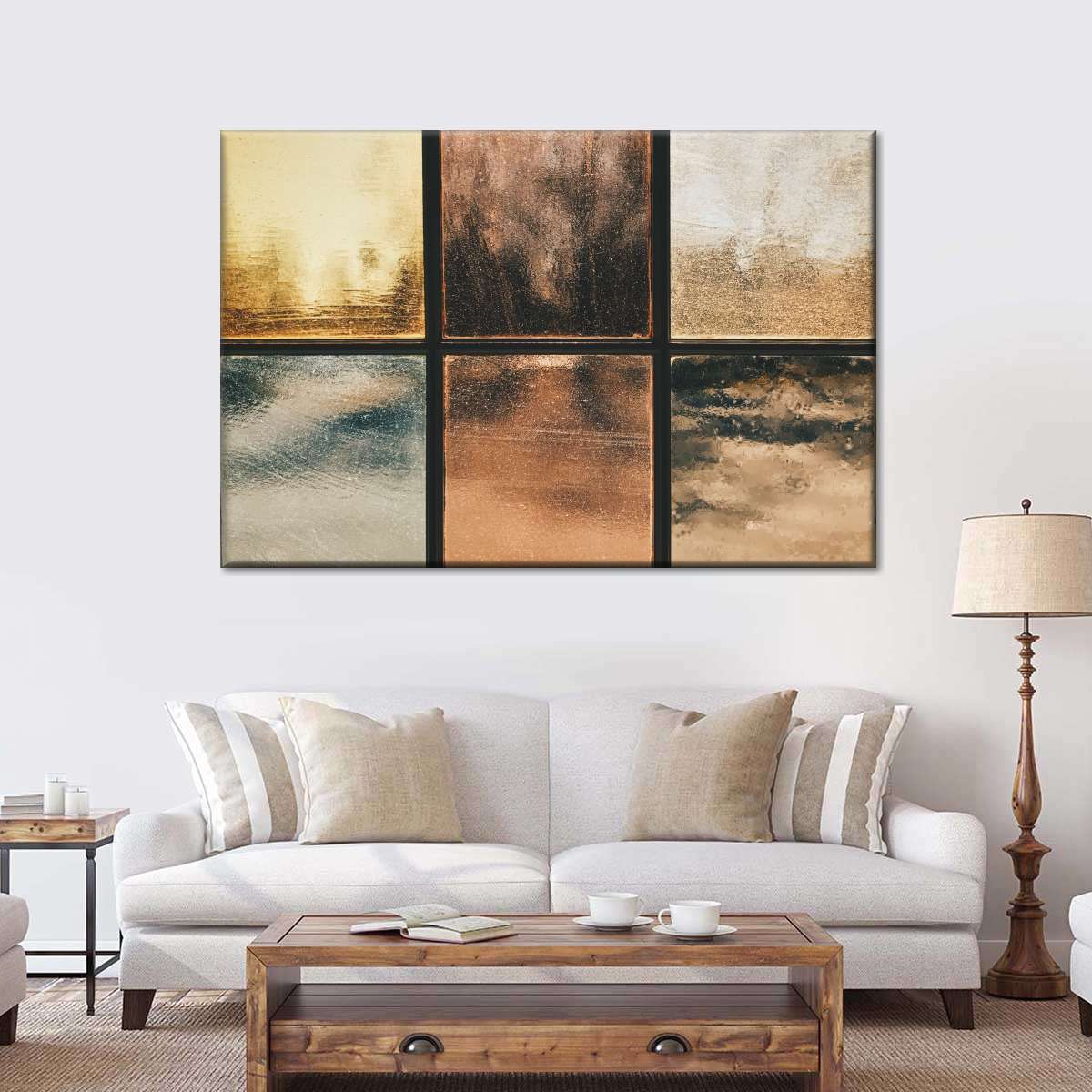 Abstract Metallics Wall Art