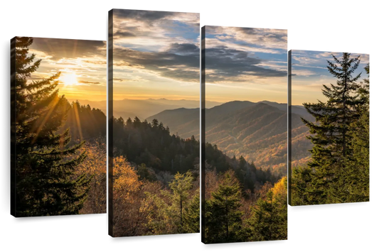 Sunrise In Smoky Mountains Wall Art