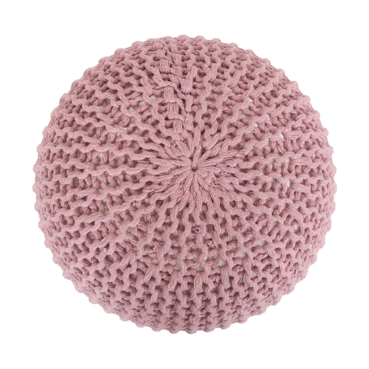 Mylah Hand Knitted Pouf