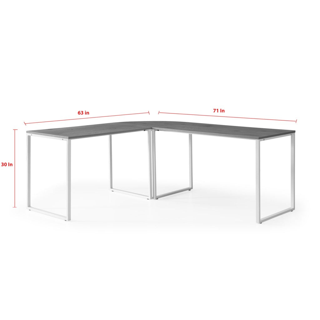 Bryanna L-Shaped Writing Desk