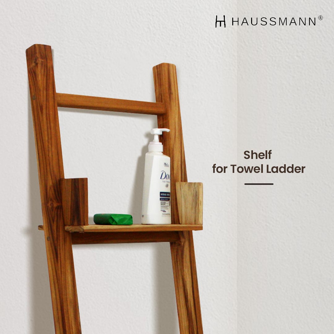 Haussmann® Teak Adjustable Shelf (ONLY) for Towel Ladder Teak Oil