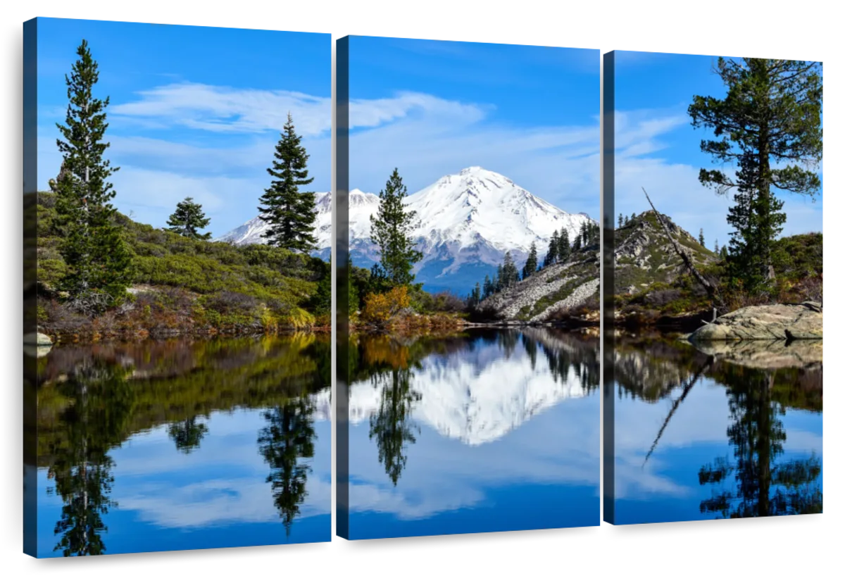 Mount Shasta Heart Lake Wall Art