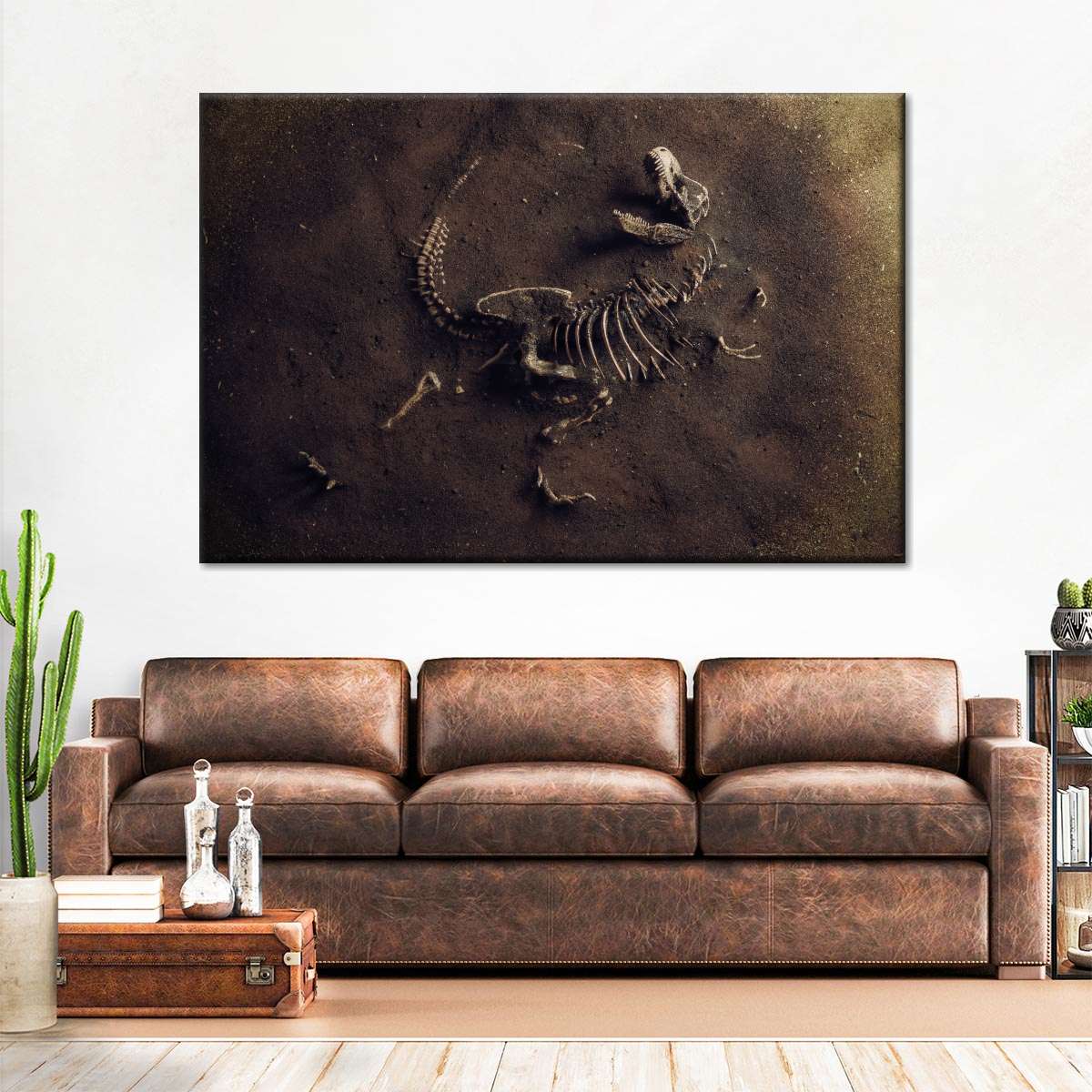Dinosaur Skeleton Wall Art