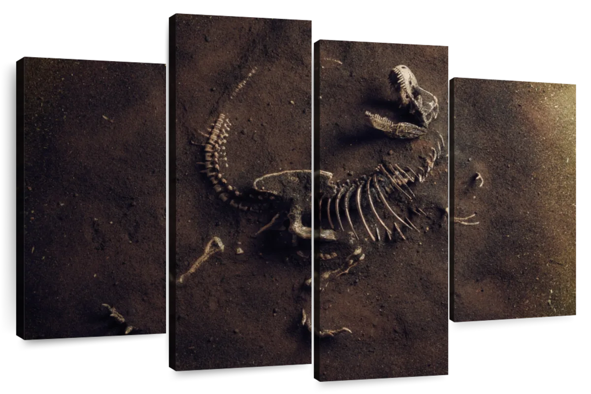 Dinosaur Skeleton Wall Art