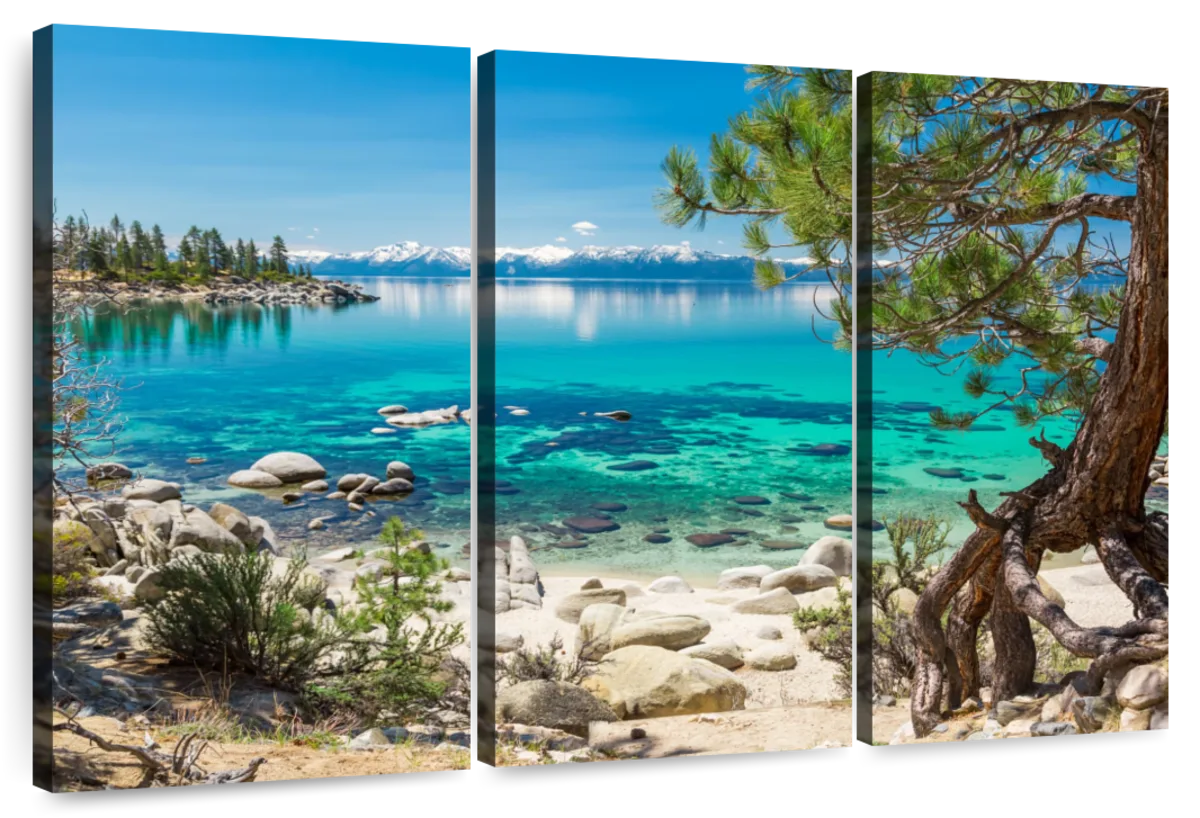 Turquoise Lake Tahoe Wall Art