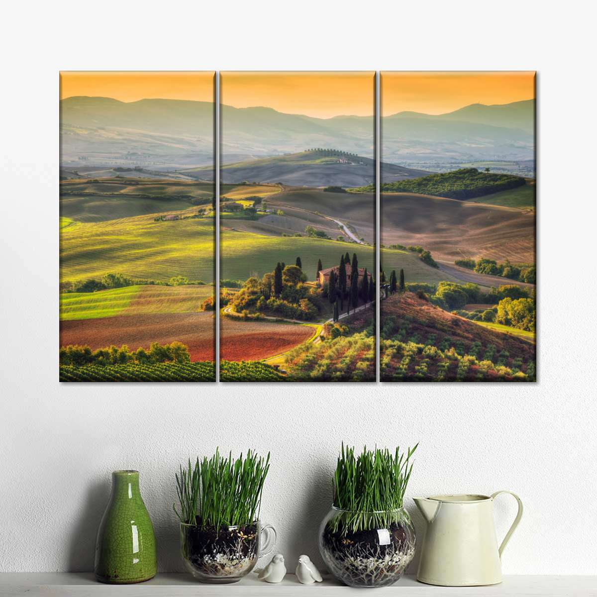 Tuscany At Dawn Wall Art