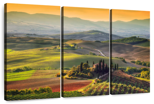 Tuscany At Dawn Wall Art