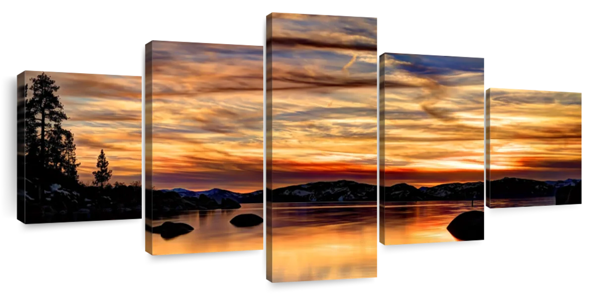 Lake Tahoe Granite Boulders Wall Art