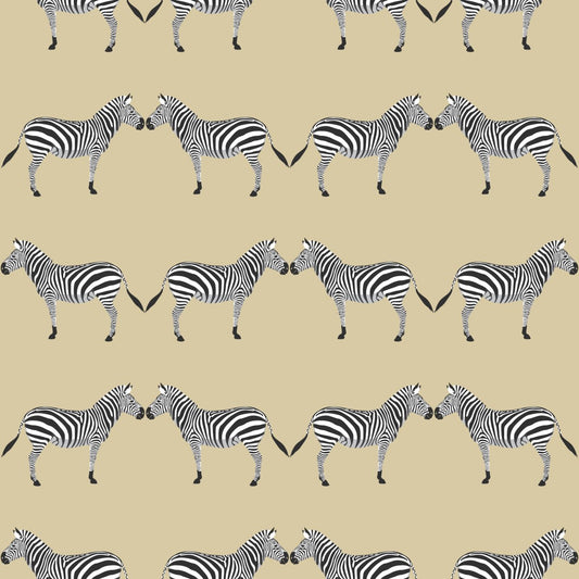 Zebras Sand Wallpaper