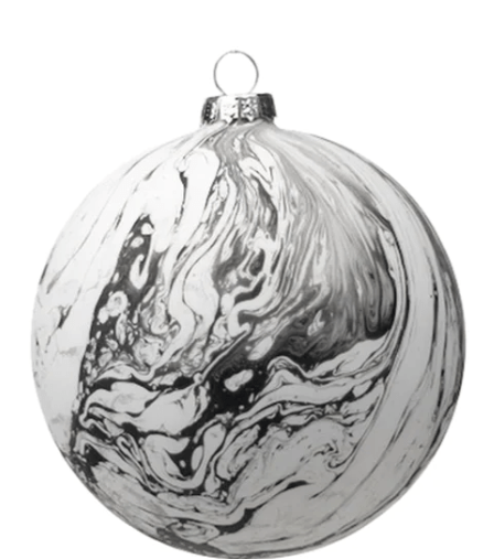 Marble Design Ornament - Medium