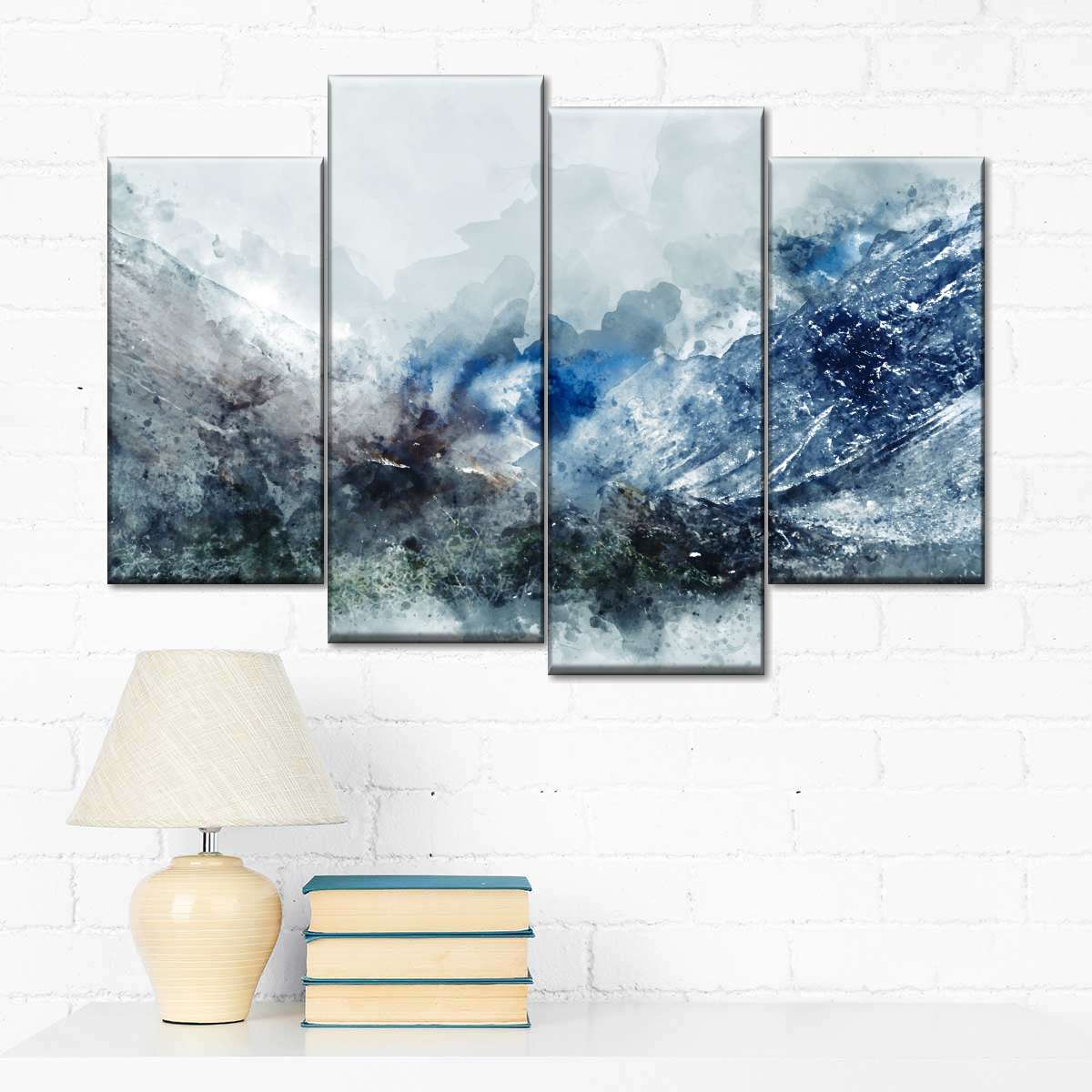 Ice Landscape Abstract Wall Art