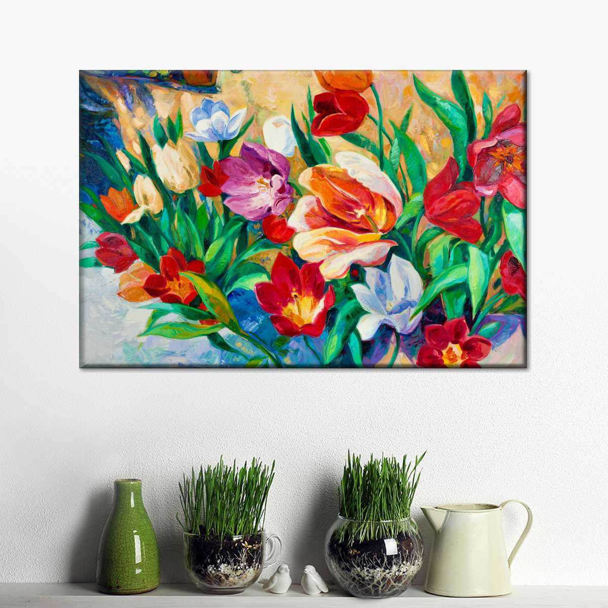 Alluring Flowers Wall Art