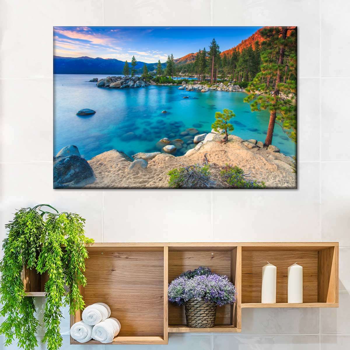 Lake Tahoe Sand Harbor Scene Wall Art