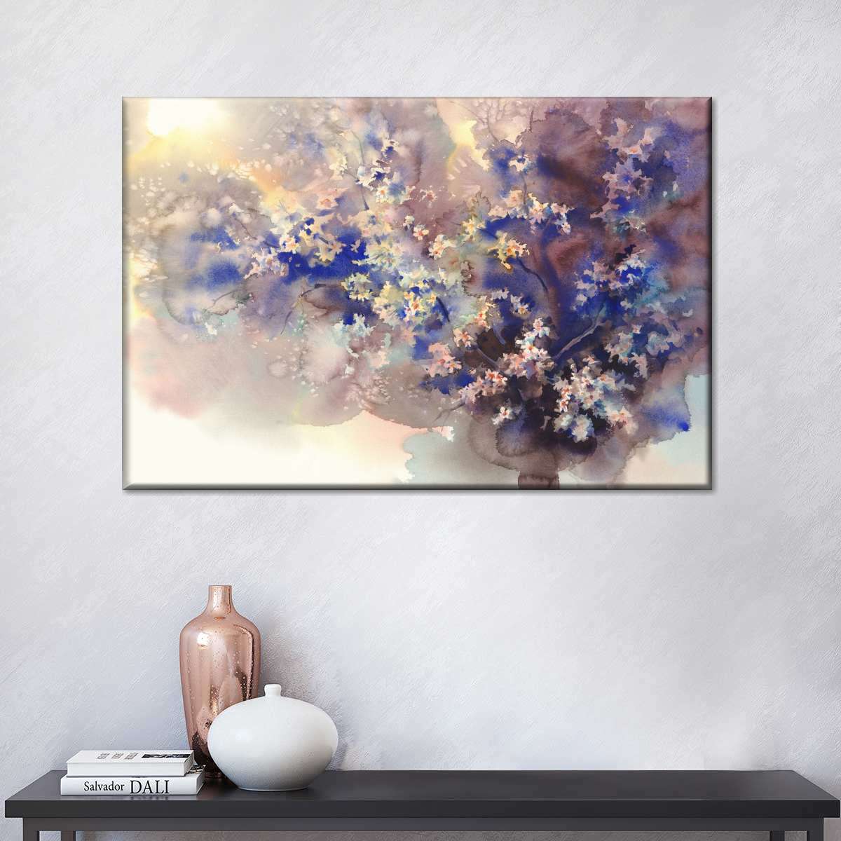 Cherry Floral Abstract Wall Art