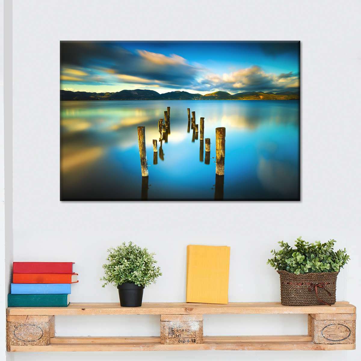 Massaciuccoli Lake Sunset Wall Art