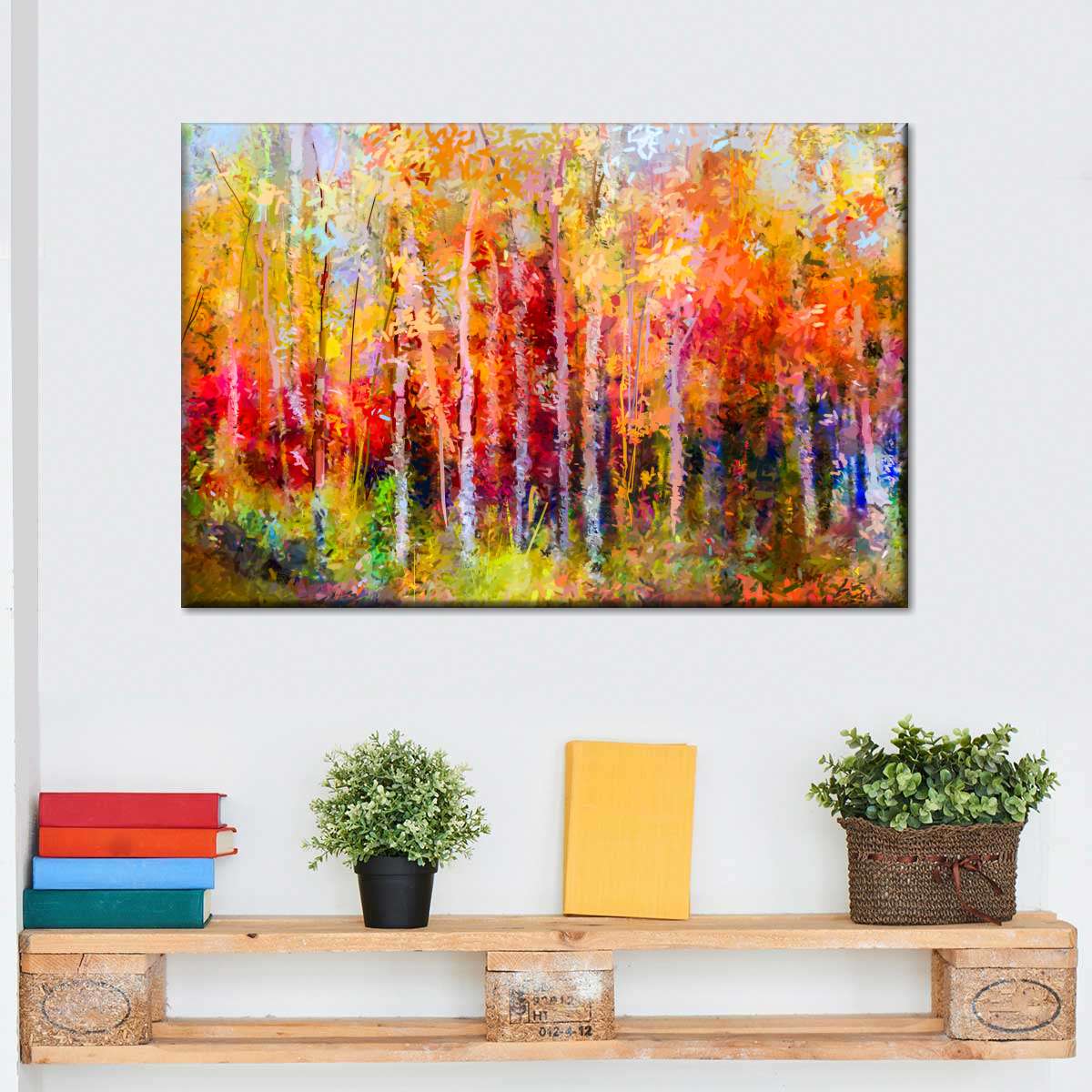 Abstract Fall Wall Art