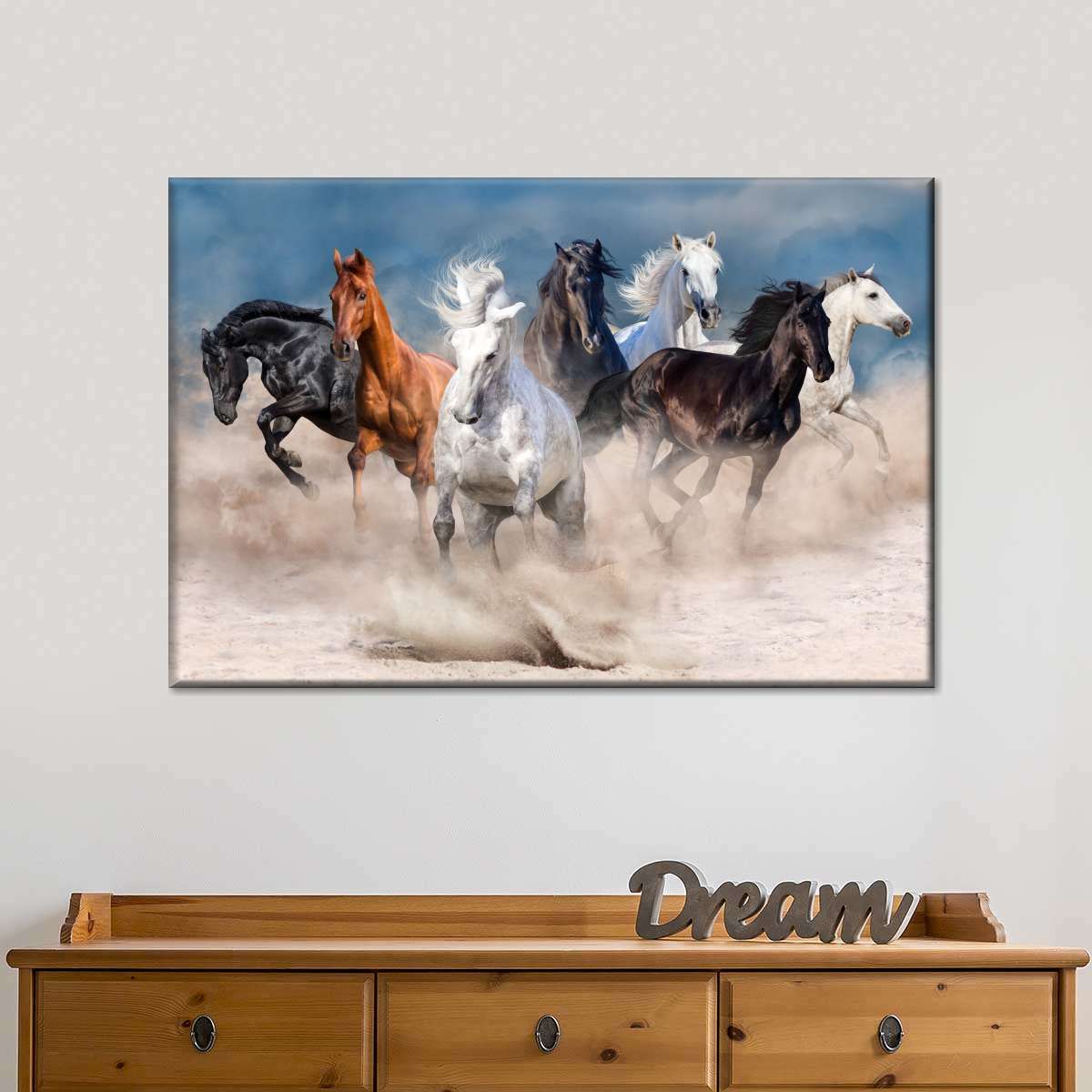 Running Horses Wall Art