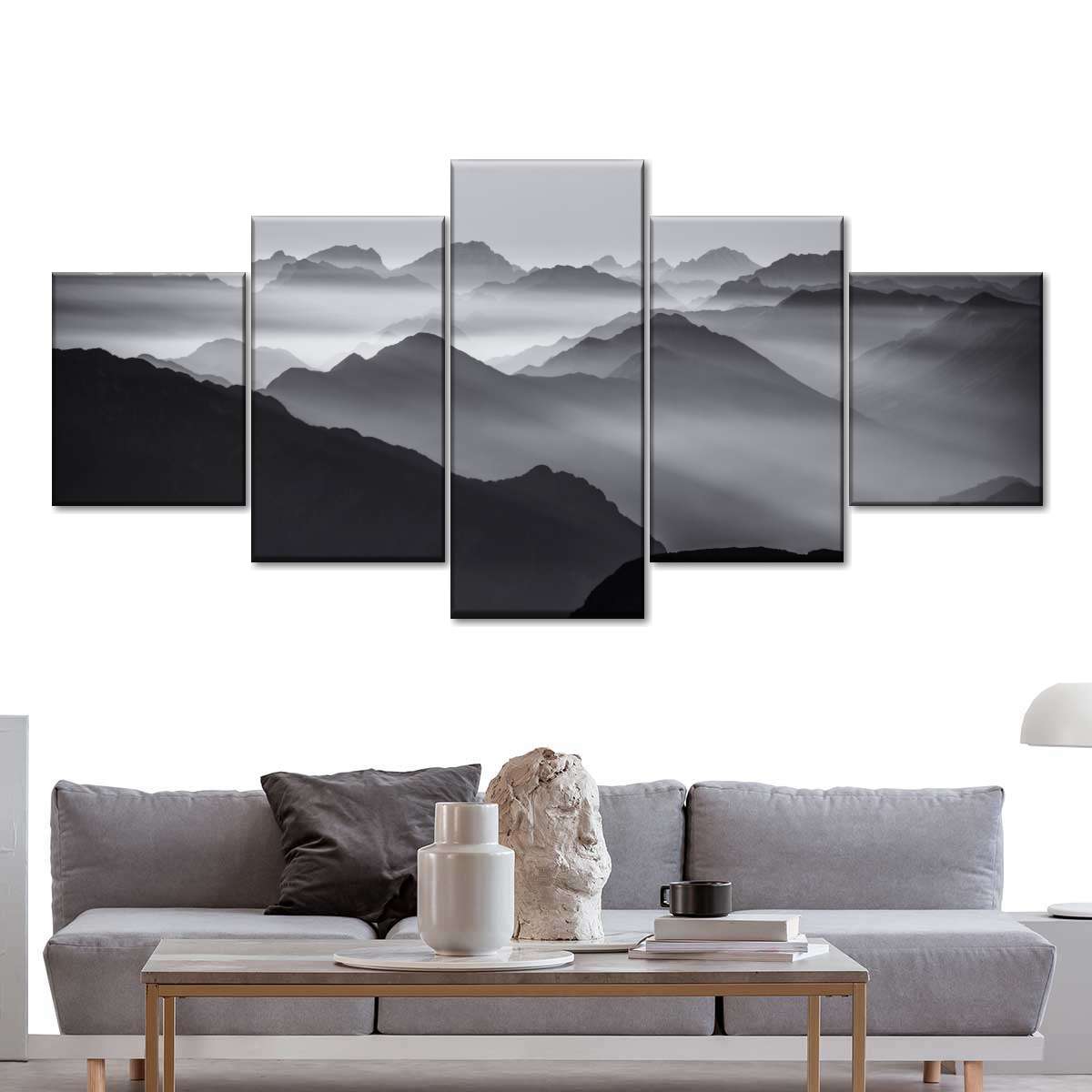 Andes Mountains In Mist Wall Art