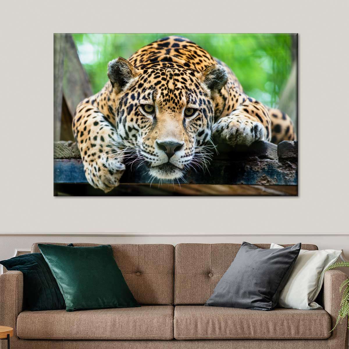 Lazy Leopard Wall Art