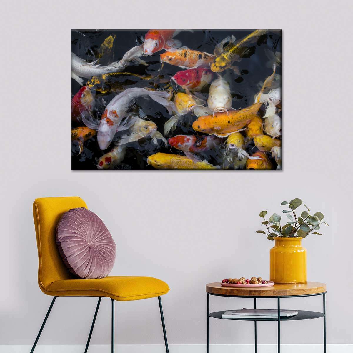 Abundant Koi Fish Wall Art