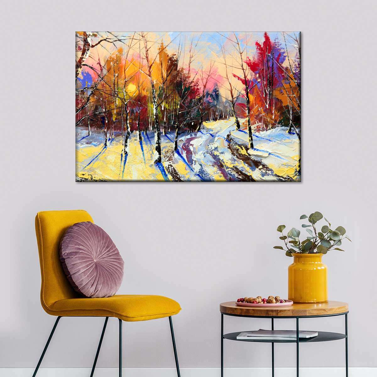 Snowy Forest Wall Art