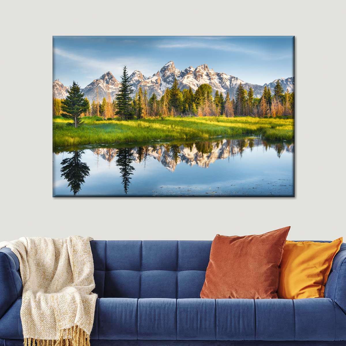 Grand Teton Reflection Wall Art