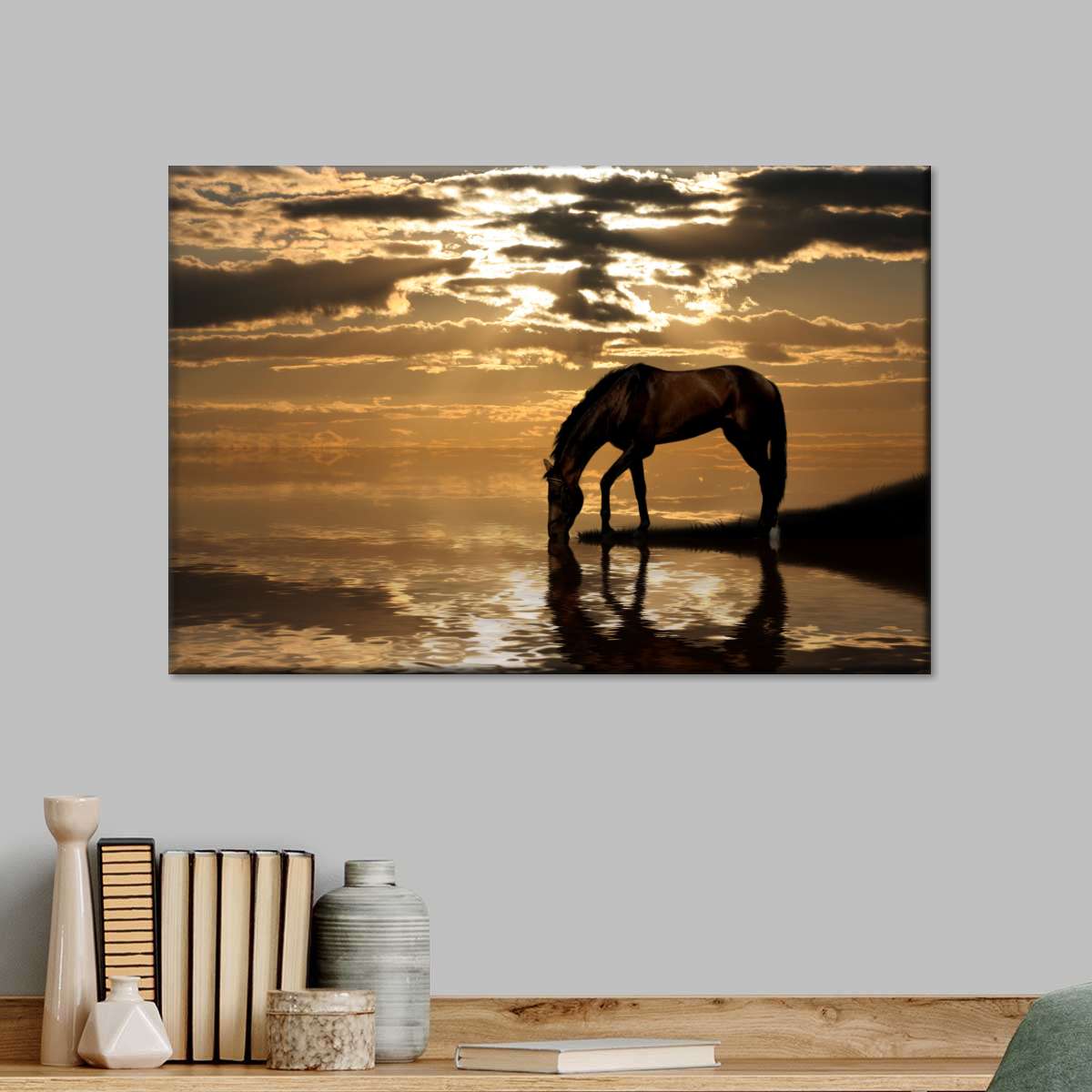 Lone Arabian Horse Wall Art