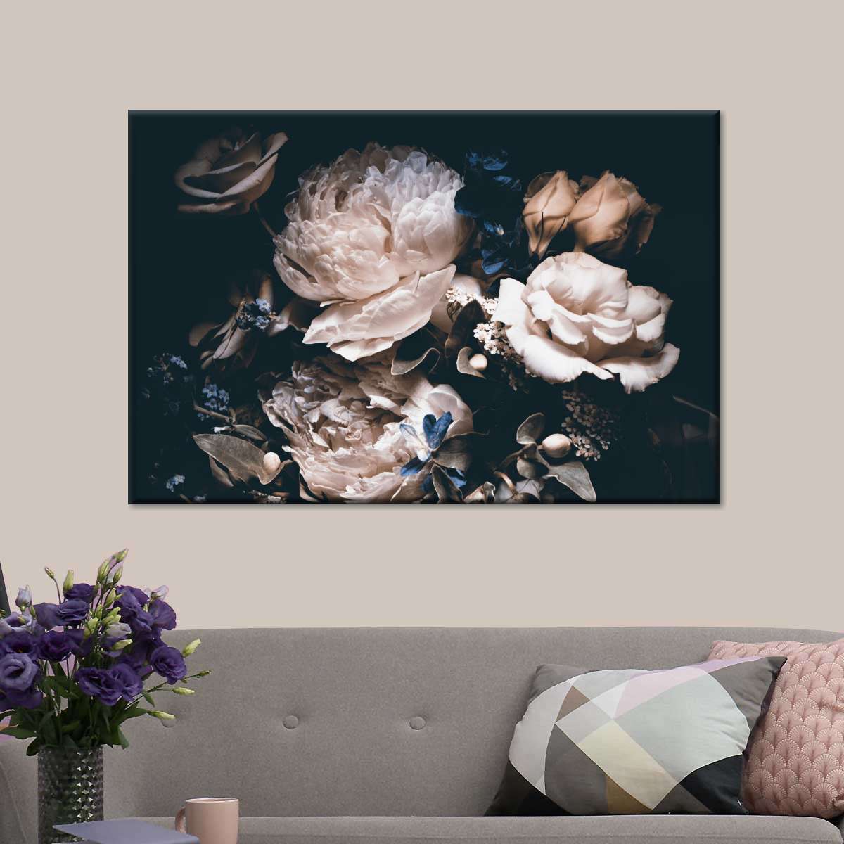 Exquisite Peonies Wall Art