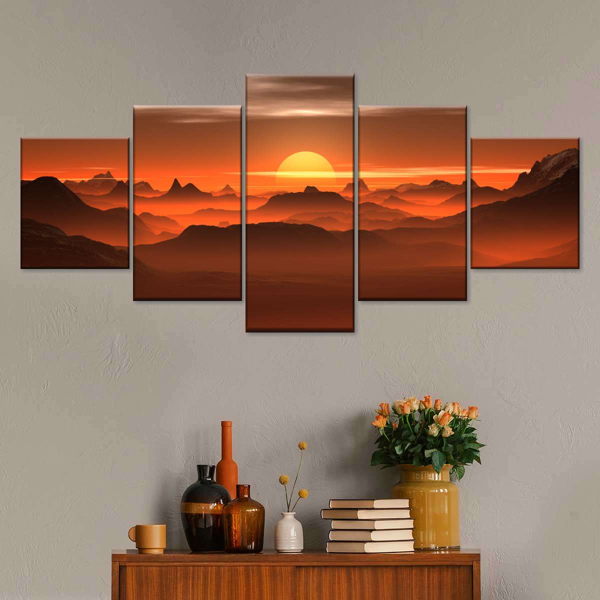 Gorgeous View Of Sunset Wall Art