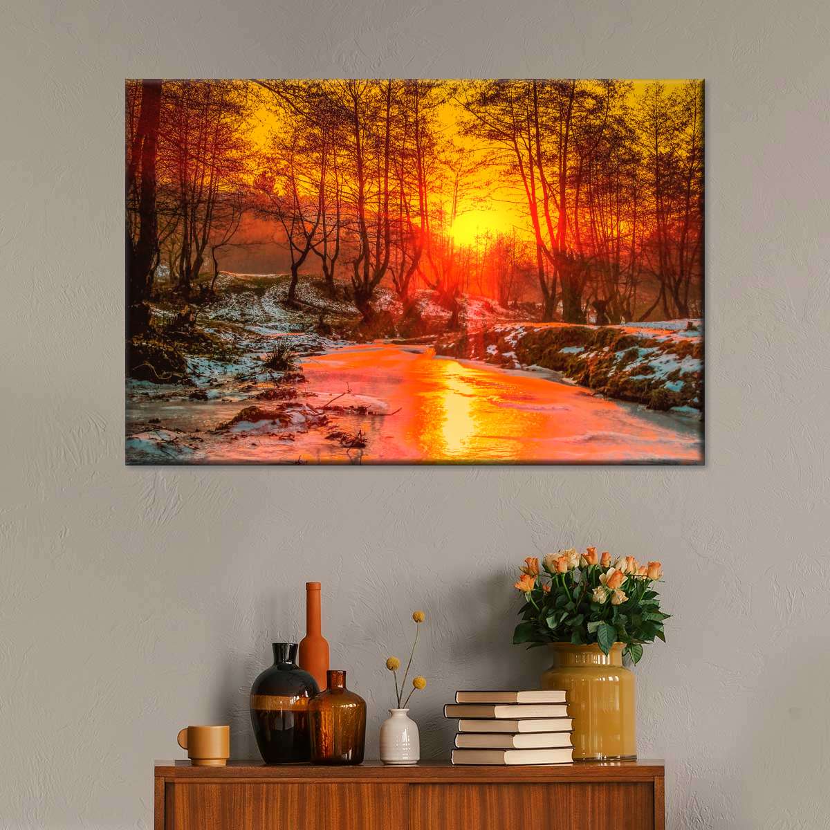 Frozen Creek Wall Art