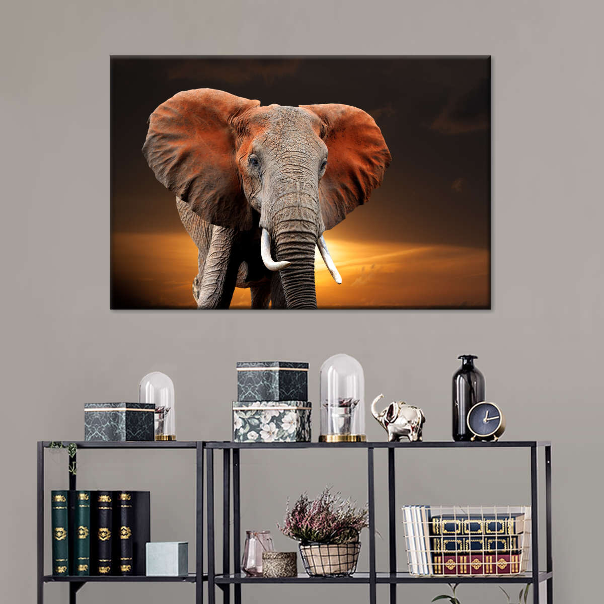 Kenyan Elephant Wall Art