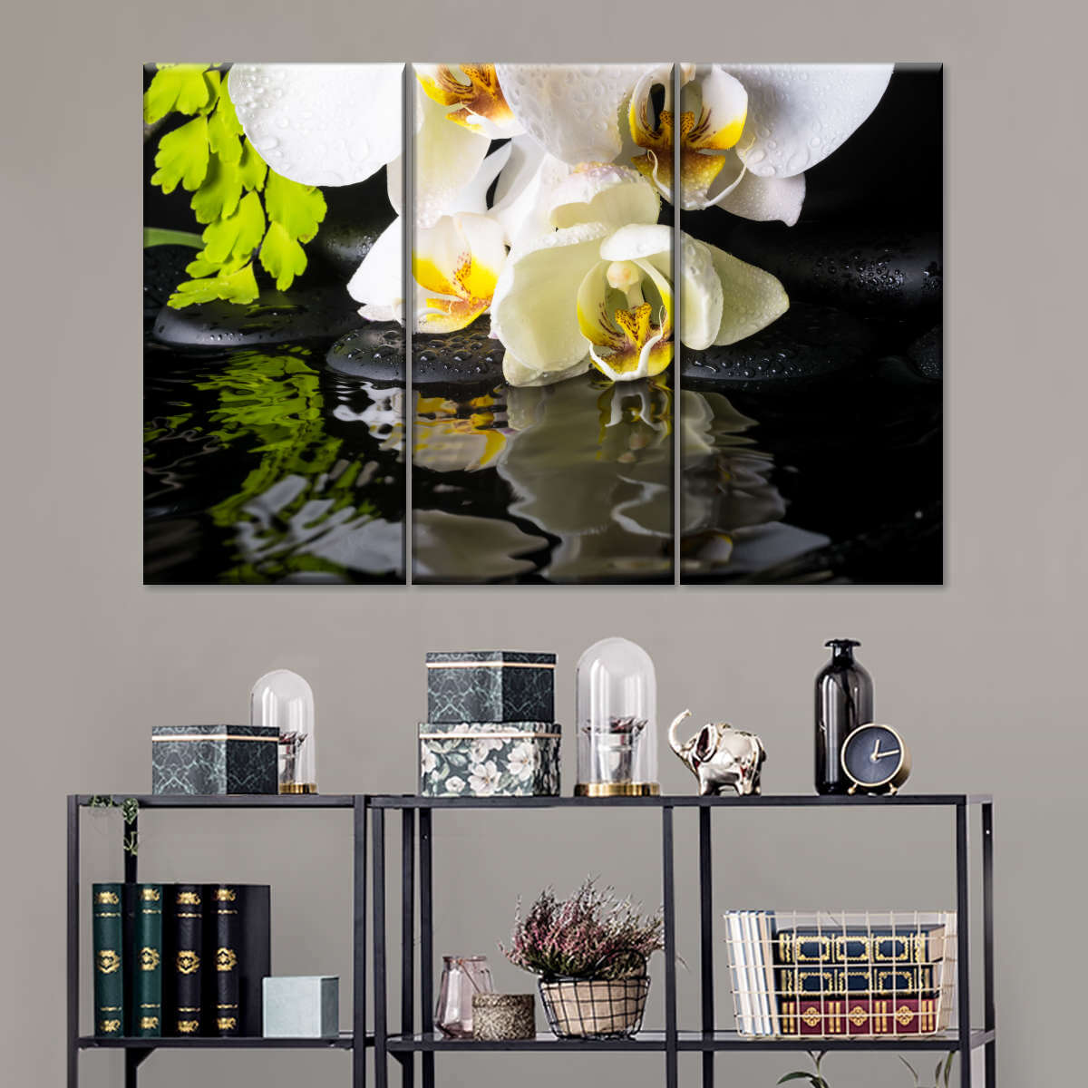 Delicate Zen Orchids Wall Art