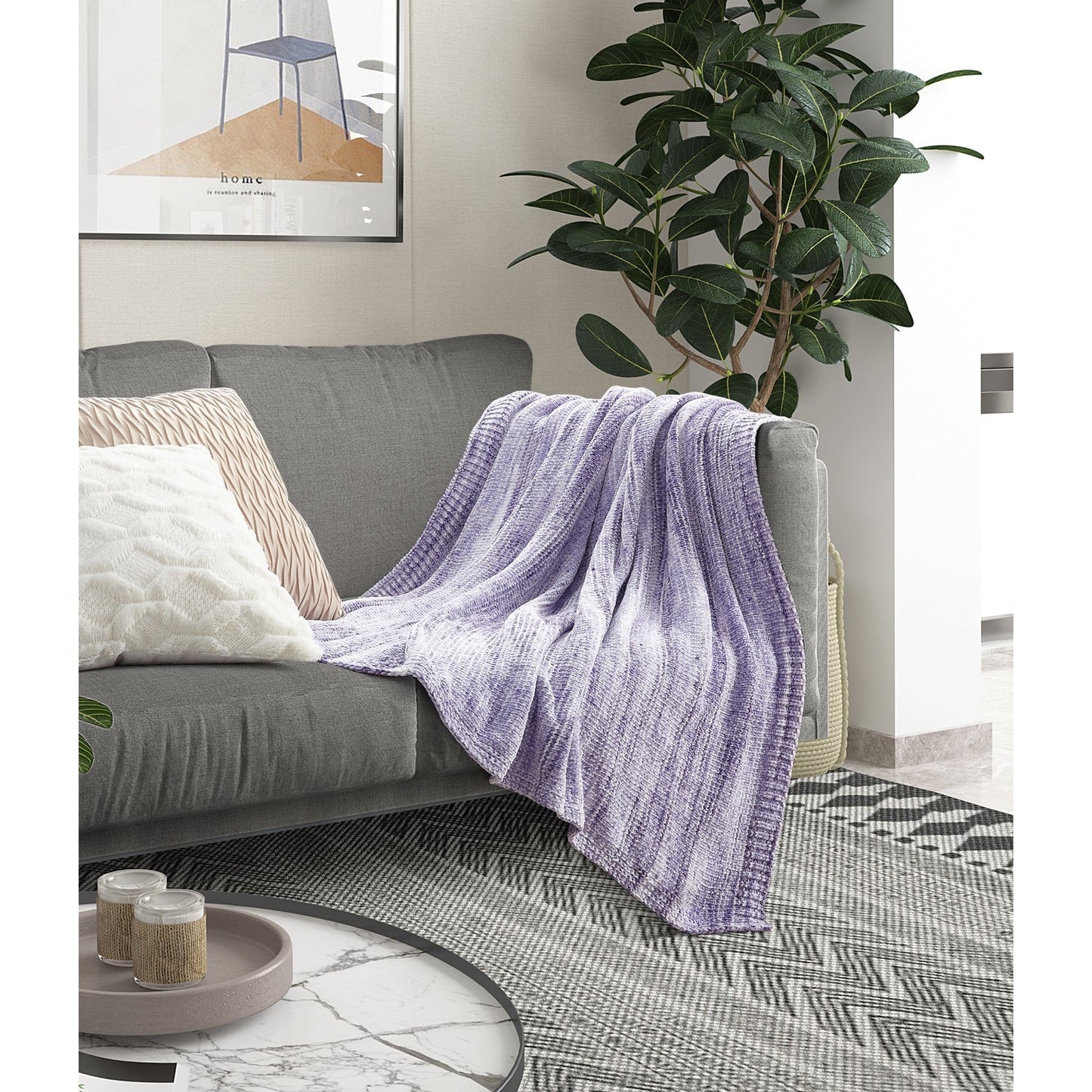 Montserrat Space Dye Chenille Throw