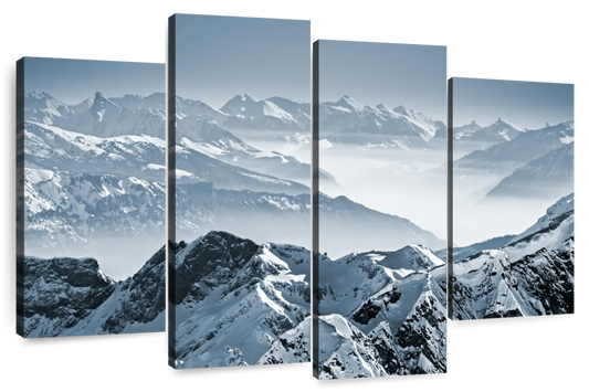 Swiss Mountain Peaks Wall Art